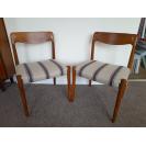 Pair of Danish Teak Dining Chairs